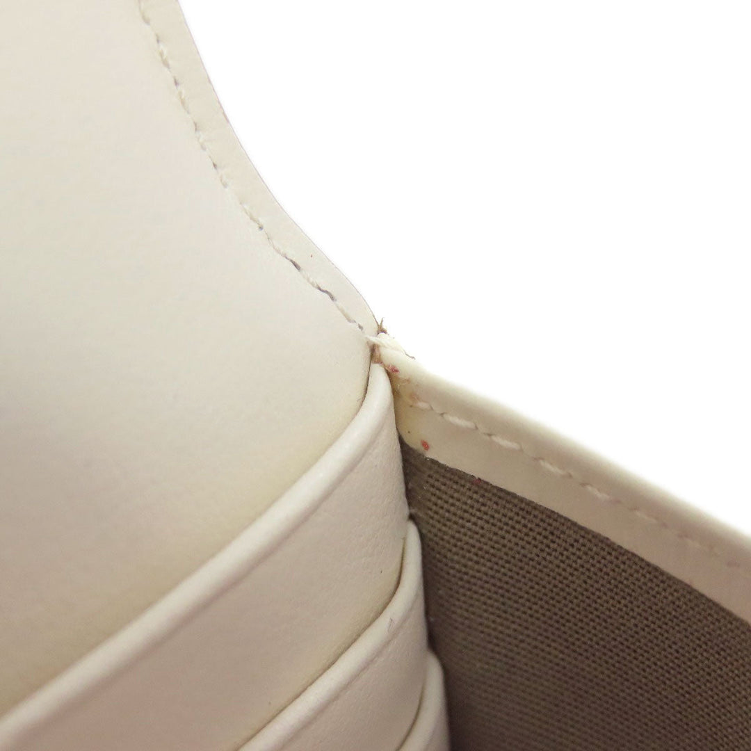 BALLY Long Wallet Purse leather white logo