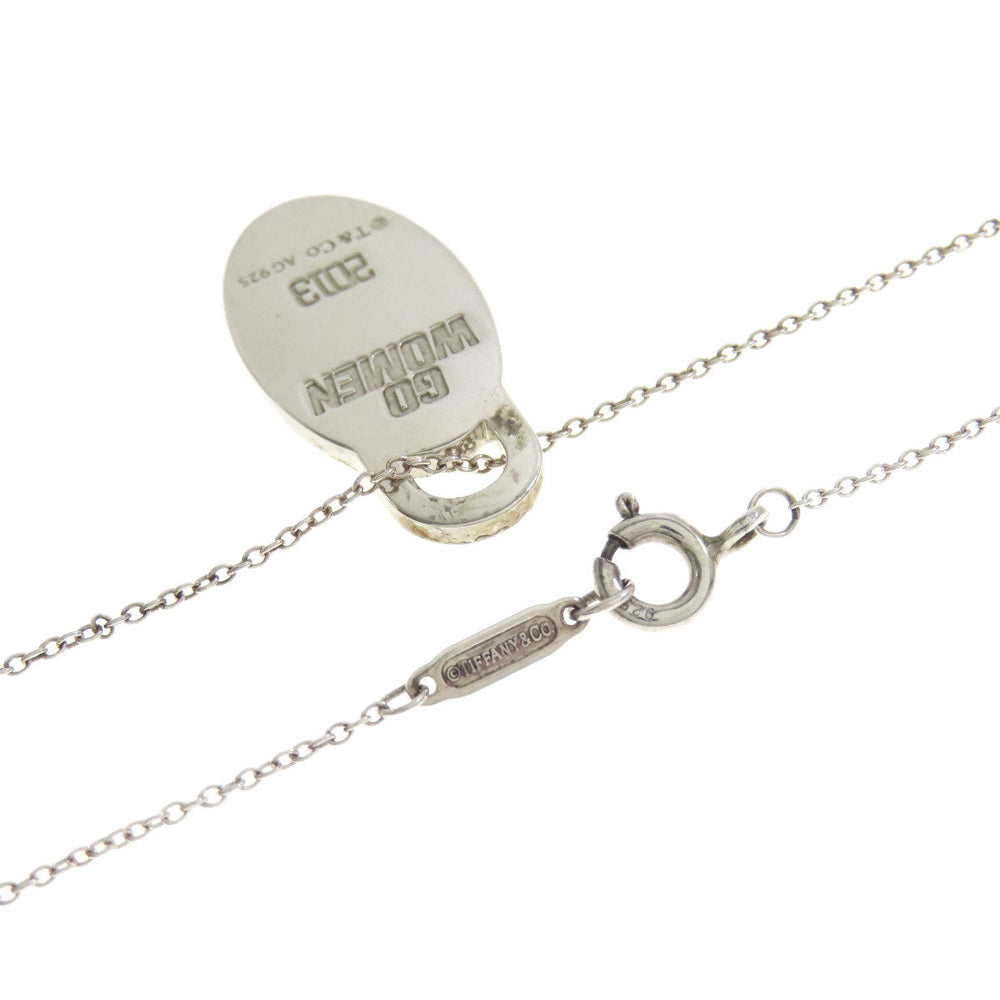TIFFANY&Co. Necklace SV Silver GO WOMEN Japanese iris Women Used Authentic