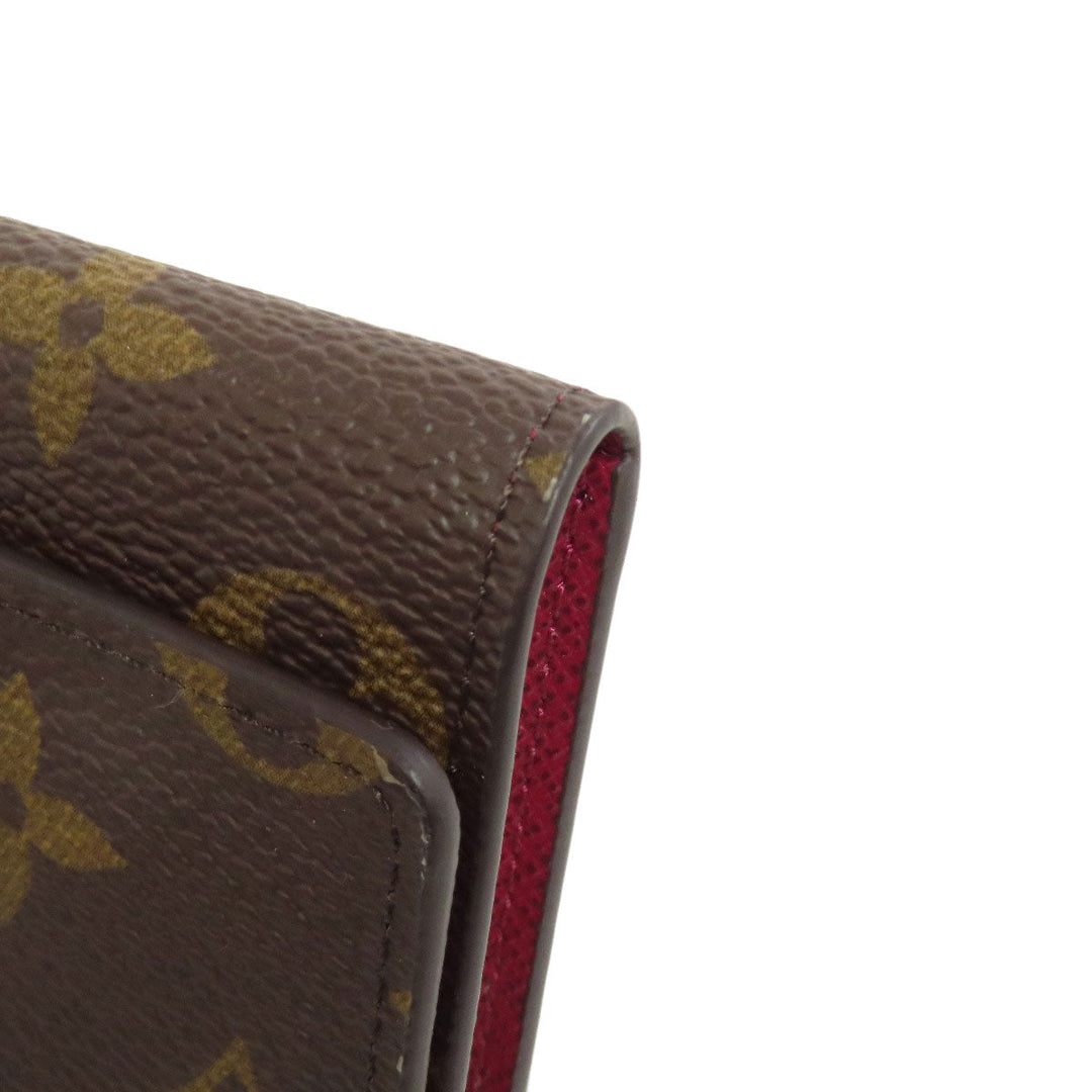 LOUIS VUITTON Key case Key holder  M60701 Monogram canvas Brown Multicles6 Women Used Authentic