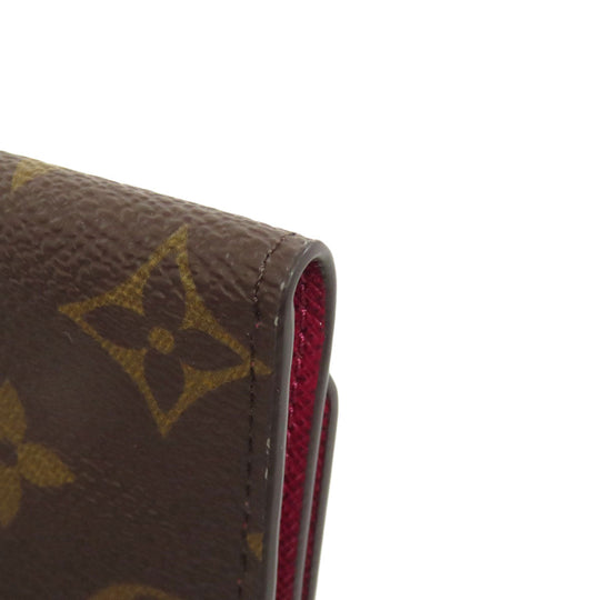 LOUIS VUITTON Key case Key holder  M60701 Monogram canvas Brown Multicles6 Women Used Authentic