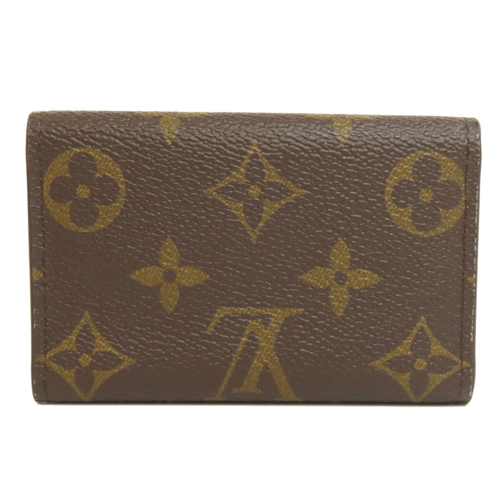 LOUIS VUITTON Key case Key holder  M60701 Monogram canvas Brown Multicles6 Women Used Authentic