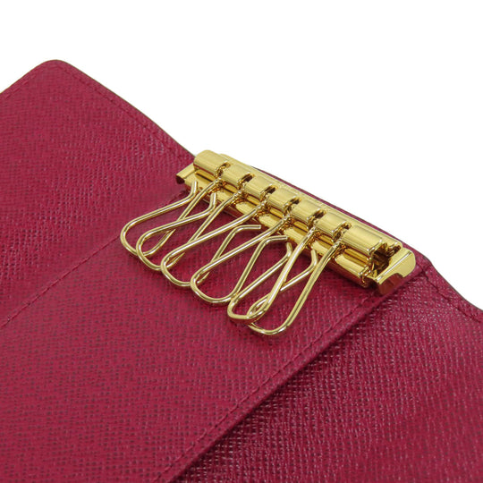 LOUIS VUITTON Key case Key holder  M60701 Monogram canvas Brown Multicles6 Women Used Authentic