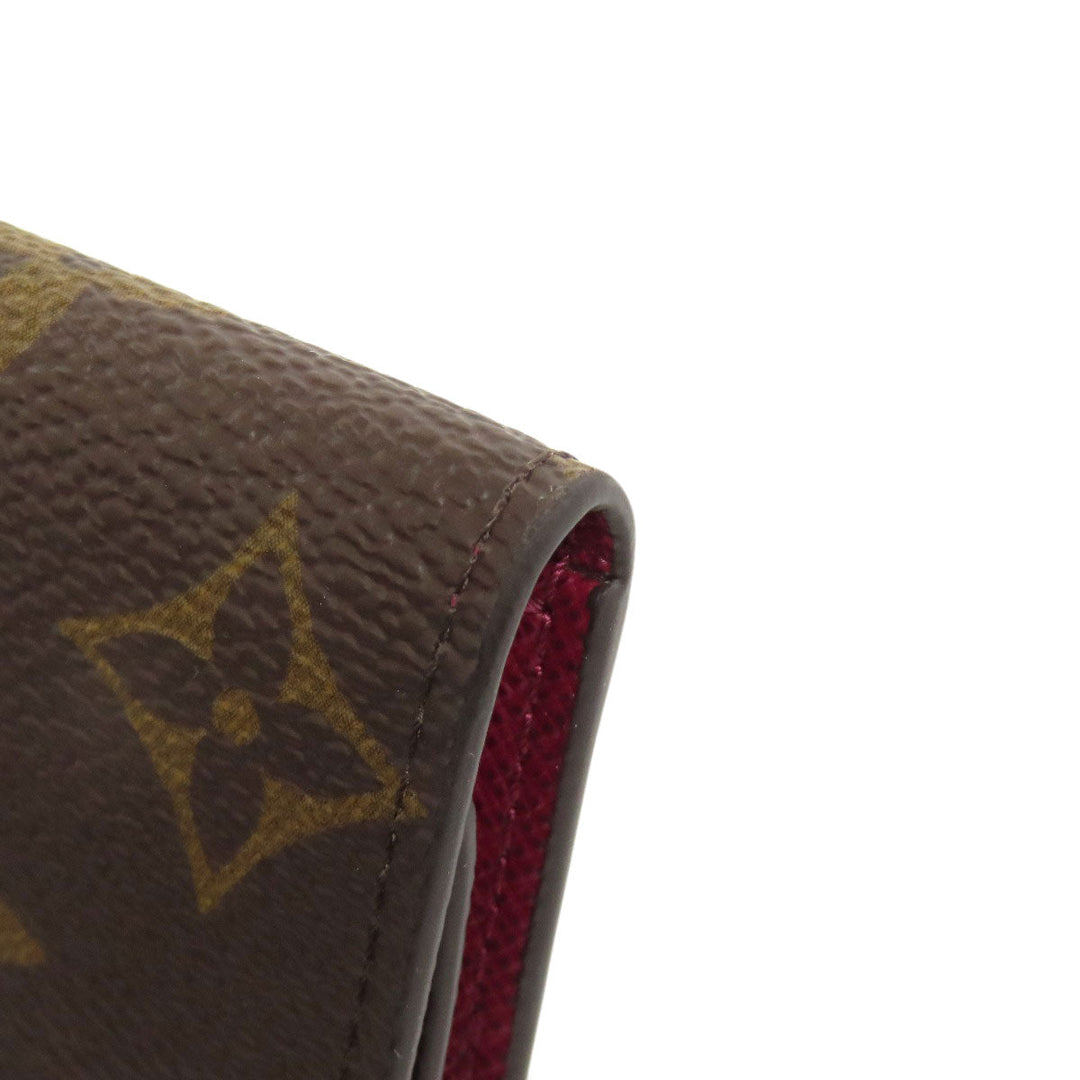 LOUIS VUITTON Key case Key holder  M60701 Monogram canvas Brown Multicles6 Women Used Authentic