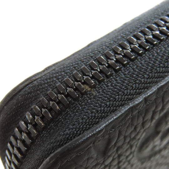 LOUIS VUITTON Long Wallet Purse M69047 Taurillon Clemence black Zippy wallet  Vertical mens(Unisex) Used Authentic