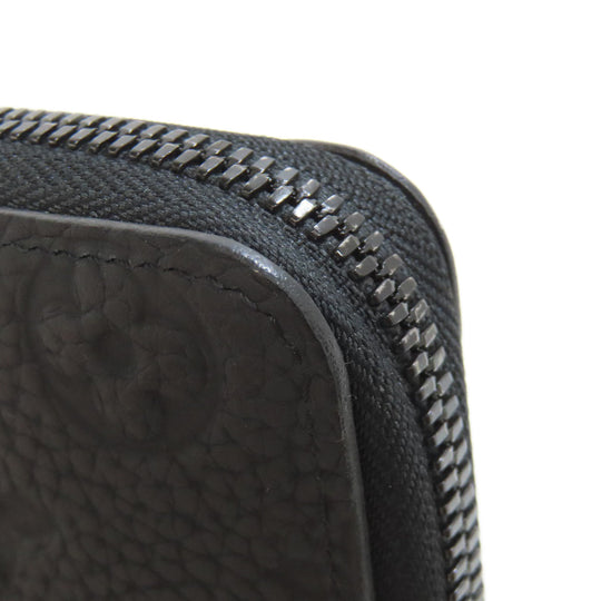 LOUIS VUITTON Long Wallet Purse M69047 Taurillon Clemence black Zippy wallet  Vertical mens(Unisex) Used Authentic