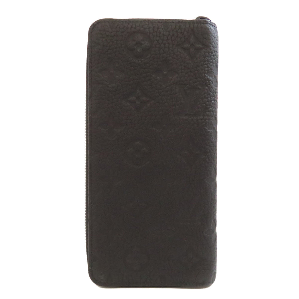 LOUIS VUITTON Long Wallet Purse M69047 Taurillon Clemence black Zippy wallet  Vertical mens(Unisex) Used Authentic