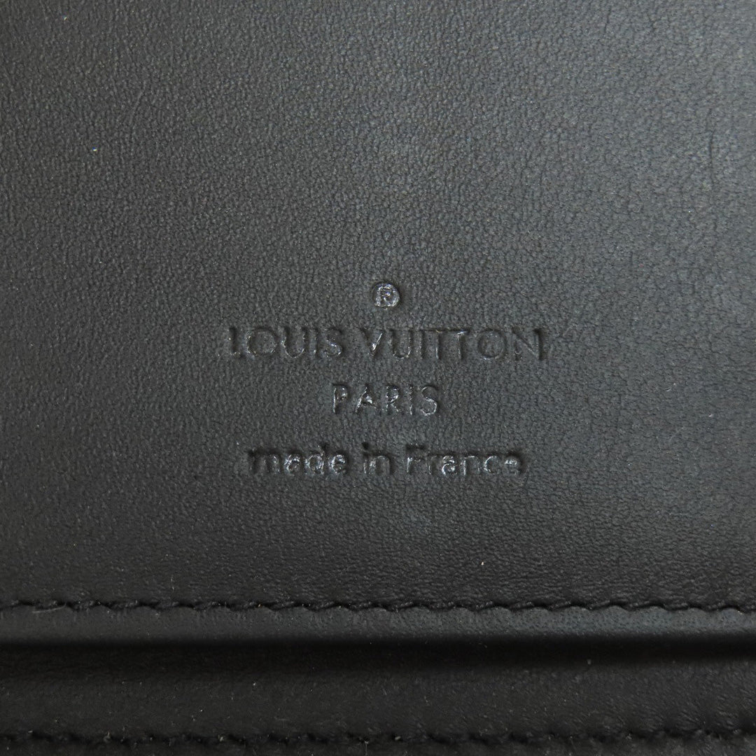 LOUIS VUITTON Long Wallet Purse M69047 Taurillon Clemence black Zippy wallet  Vertical mens(Unisex) Used Authentic