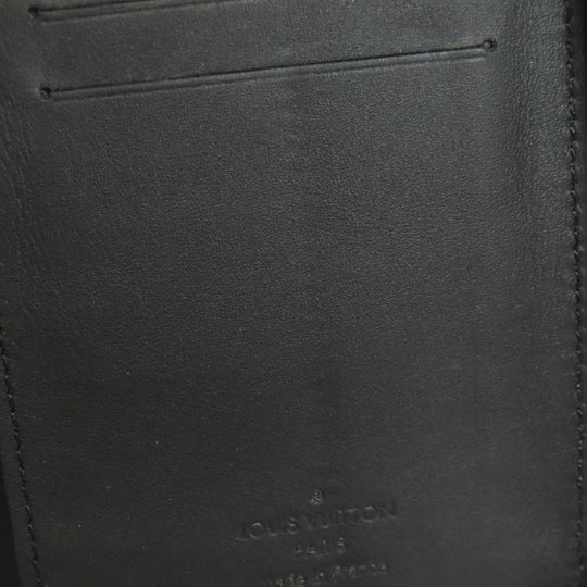 LOUIS VUITTON Long Wallet Purse M69047 Taurillon Clemence black Zippy wallet  Vertical mens(Unisex) Used Authentic