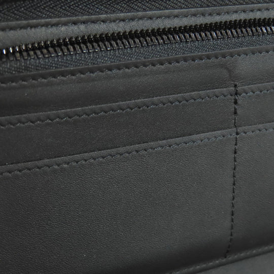 LOUIS VUITTON Long Wallet Purse M69047 Taurillon Clemence black Zippy wallet  Vertical mens(Unisex) Used Authentic