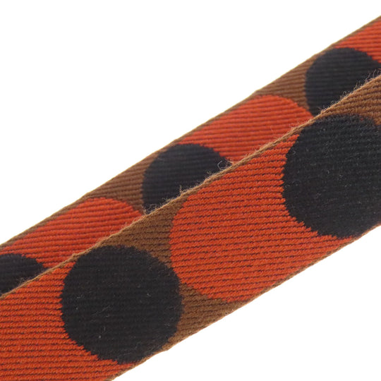 HERMES Shoulder strap canvas Brown sangre flipper ball Women Used Authentic