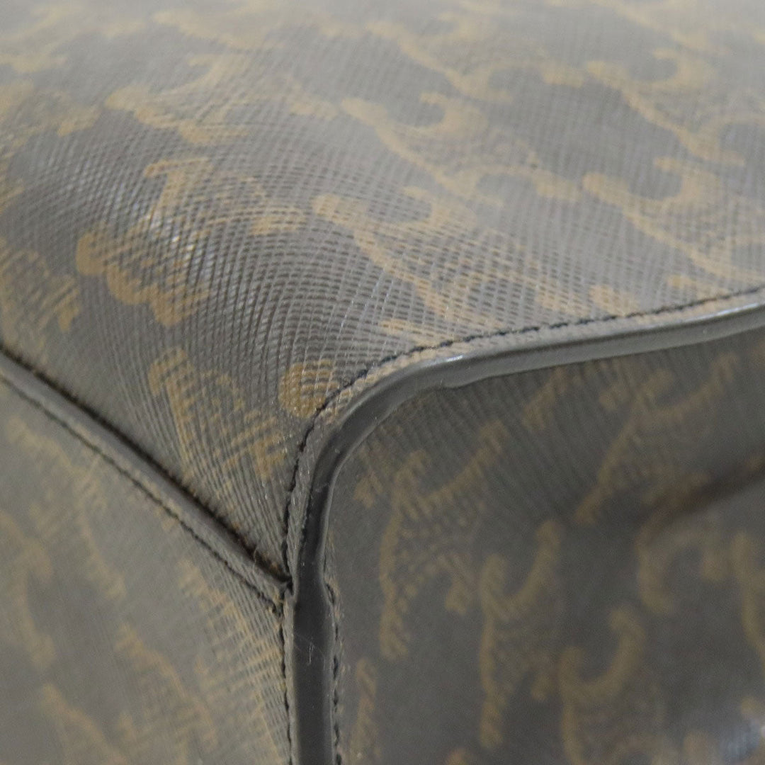 CELINE Tote Bag PVC Brown Vertical Cover Large Triomphe