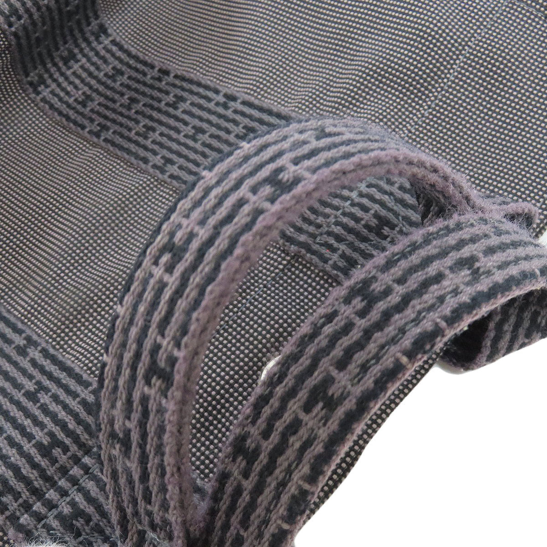 HERMES Tote Bag canvas gray Her Line Tote PM Women Used Authentic