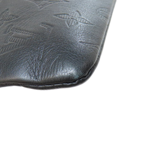 LOUIS VUITTON business bag M62903 Monogram shadow black Pochette Discovery mens Used Authentic