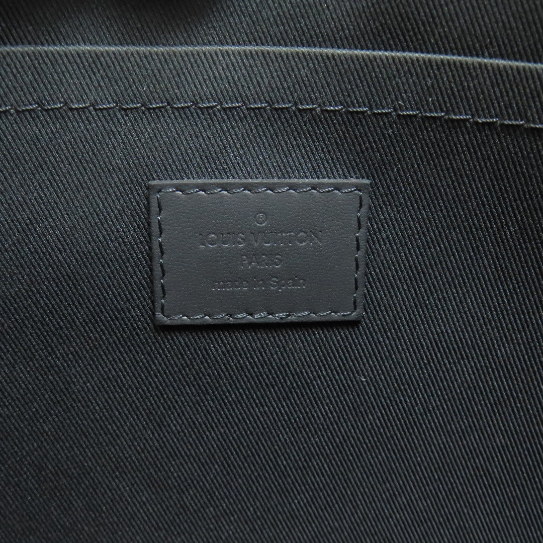 LOUIS VUITTON business bag M62903 Monogram shadow black Pochette Discovery mens Used Authentic