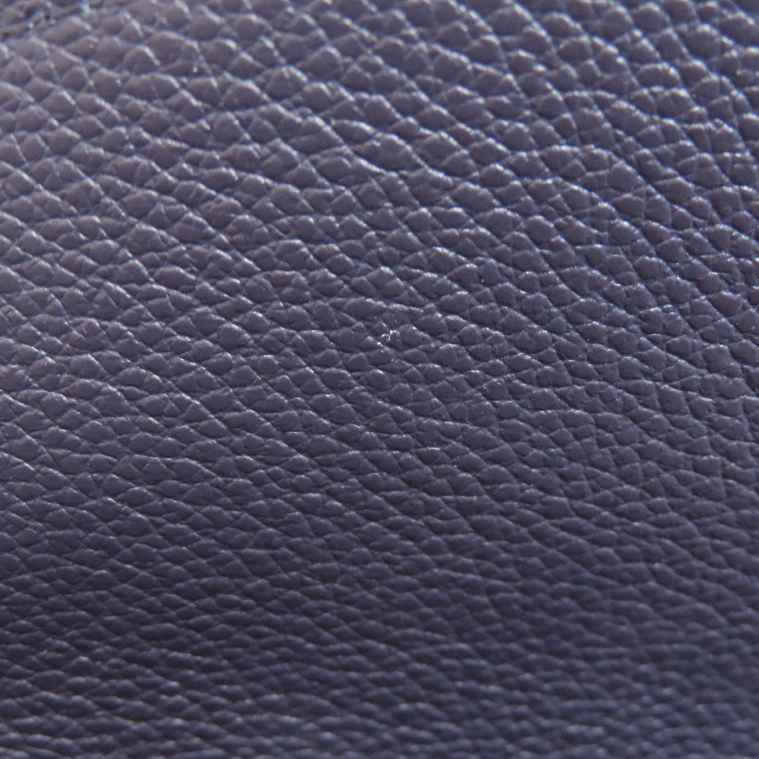 LOUIS VUITTON Long Wallet Purse M62125 Ann Platt Navy Portefeuille Sara Women Used Authentic