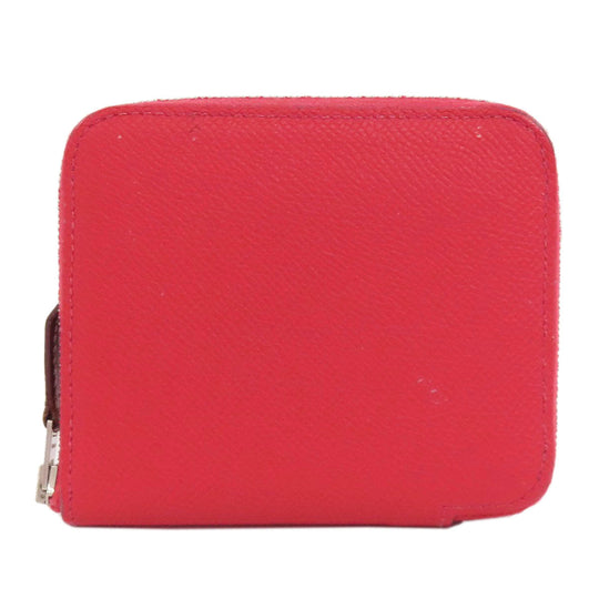 HERMES Coin case Epsom pink Azap Silkin Compact SilverMetal