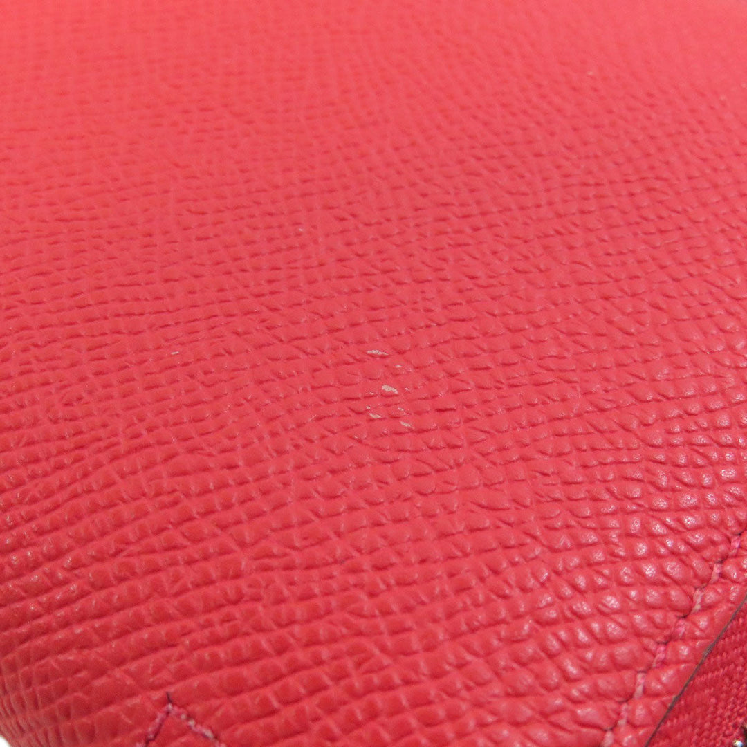 HERMES Coin case Epsom pink Azap Silkin Compact SilverMetal