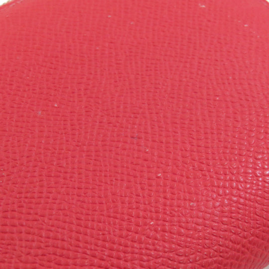 HERMES Coin case Epsom pink Azap Silkin Compact SilverMetal