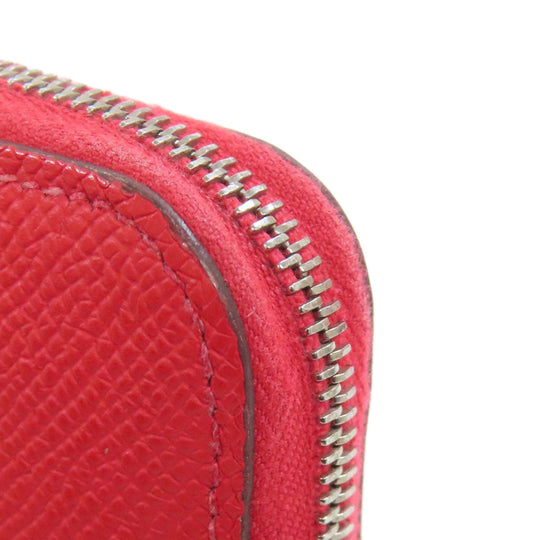 HERMES Coin case Epsom pink Azap Silkin Compact SilverMetal