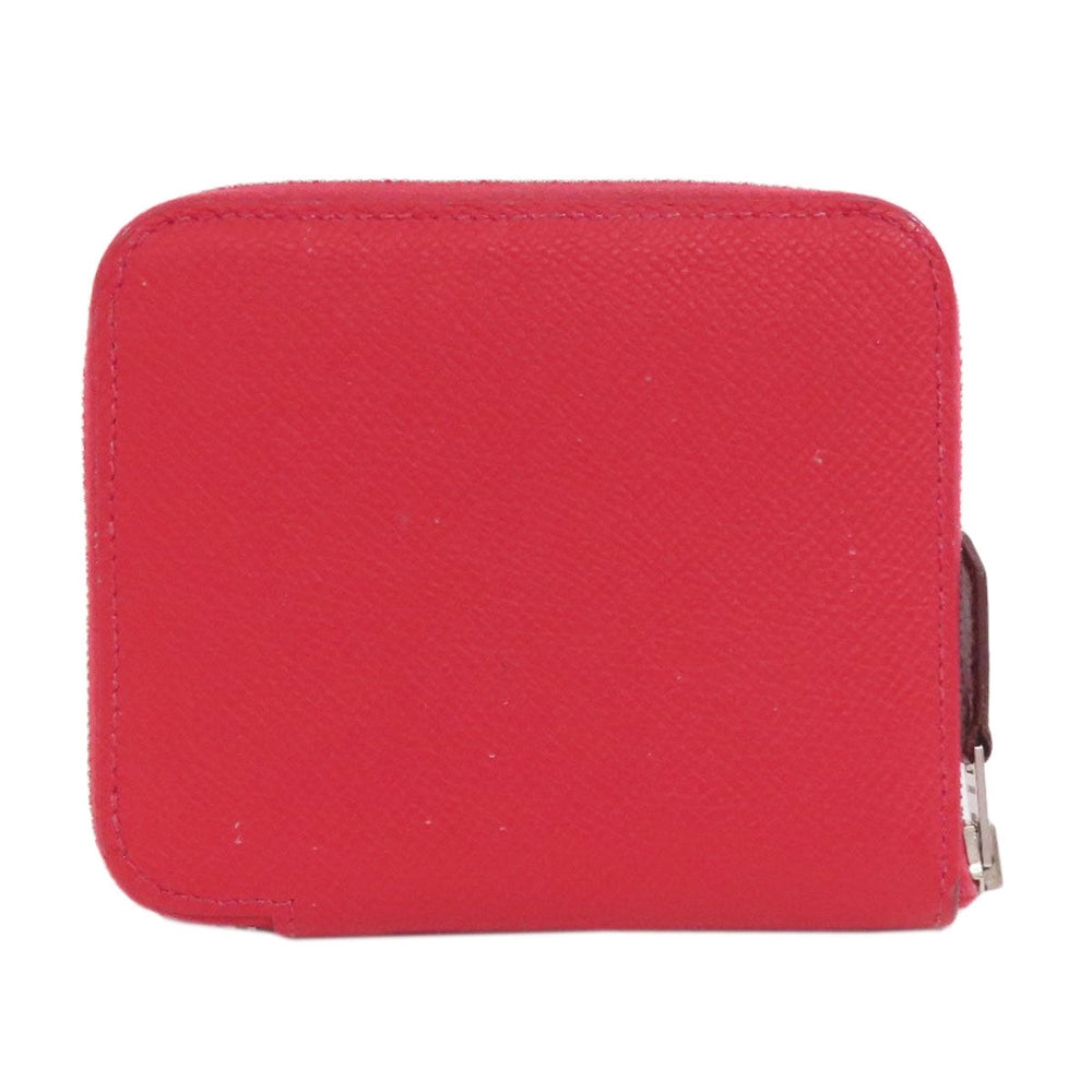 HERMES Coin case Epsom pink Azap Silkin Compact SilverMetal