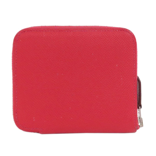 HERMES Coin case Epsom pink Azap Silkin Compact SilverMetal