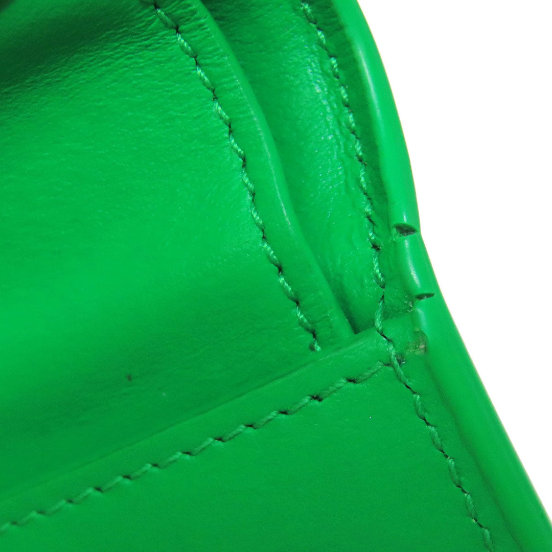 BOTTEGAVENETA Bifold Wallet leather green MAXI INTRECCIATO