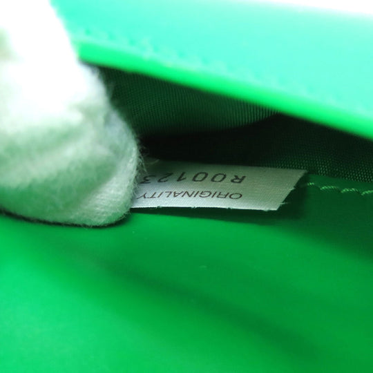 BOTTEGAVENETA Bifold Wallet leather green MAXI INTRECCIATO