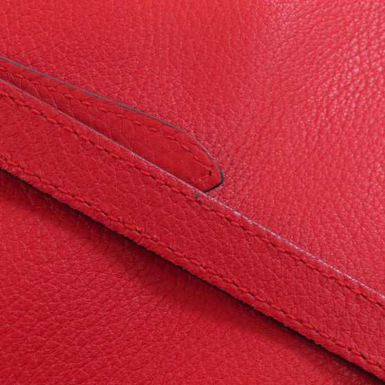 GUCCI Handbag 370831 leather Red Bamboo Daily 2WAY Women Used Authentic