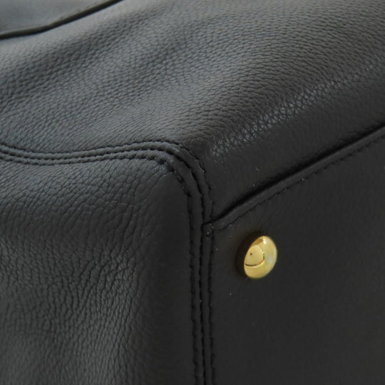 CHANEL Tote Bag Calfskin black Executive Tote Gold Metal