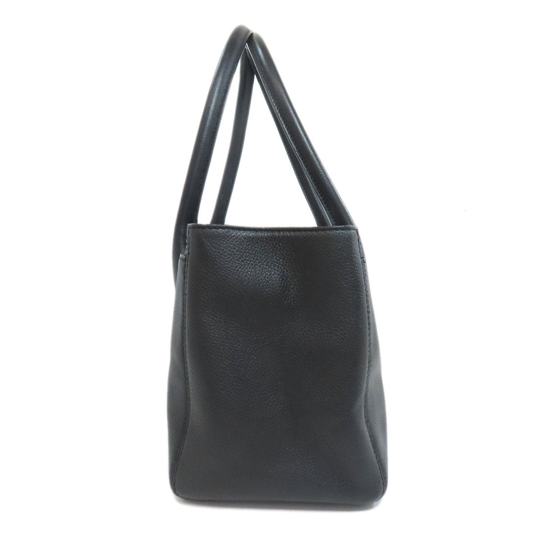 CHANEL Tote Bag Calfskin black Executive Tote Gold Metal