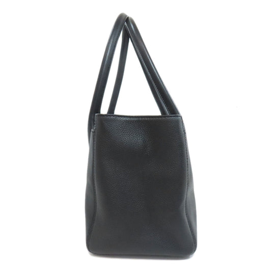 CHANEL Tote Bag Calfskin black Executive Tote Gold Metal