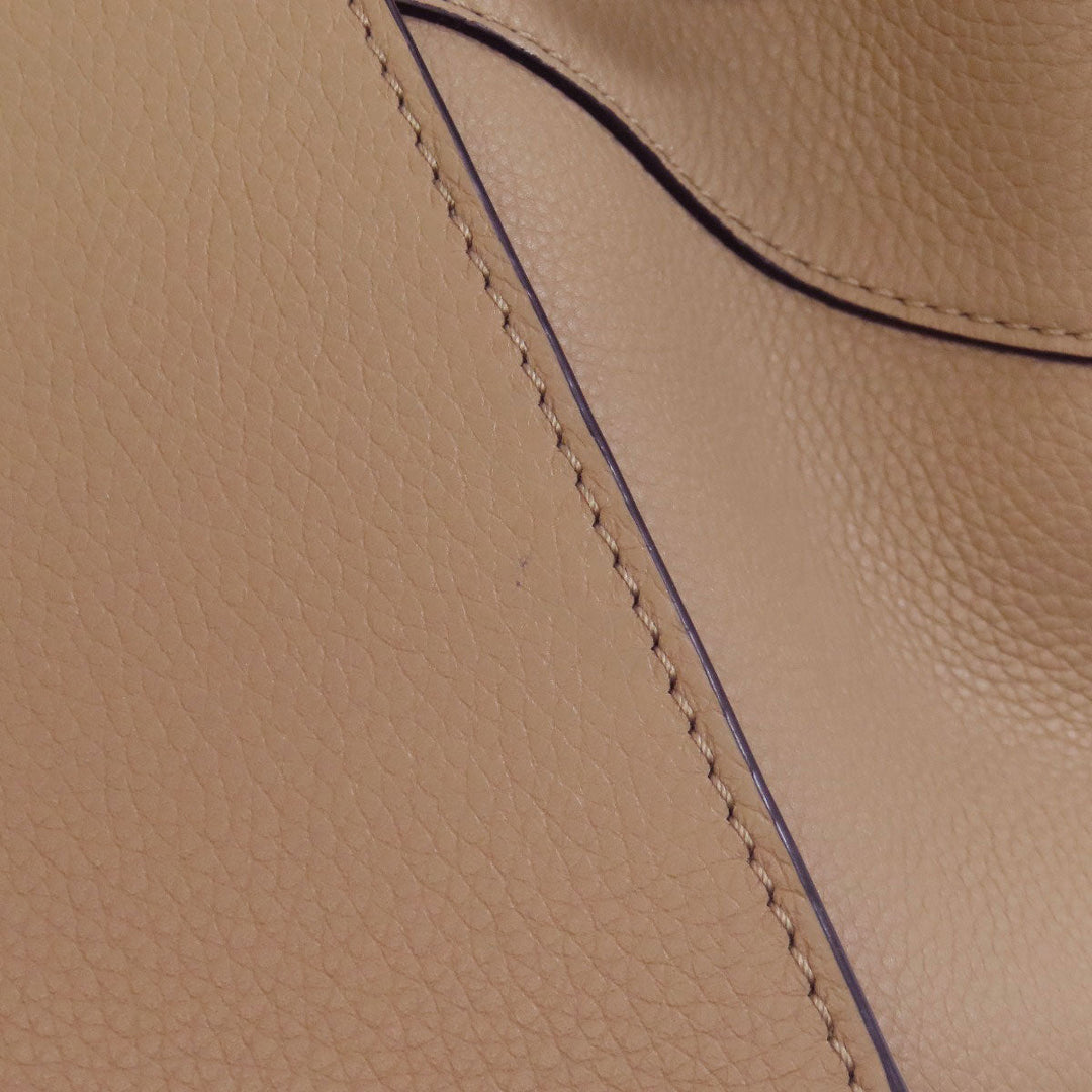 LOEWE Handbag Calfskin beige Hammock 2WAY Women Used Authentic