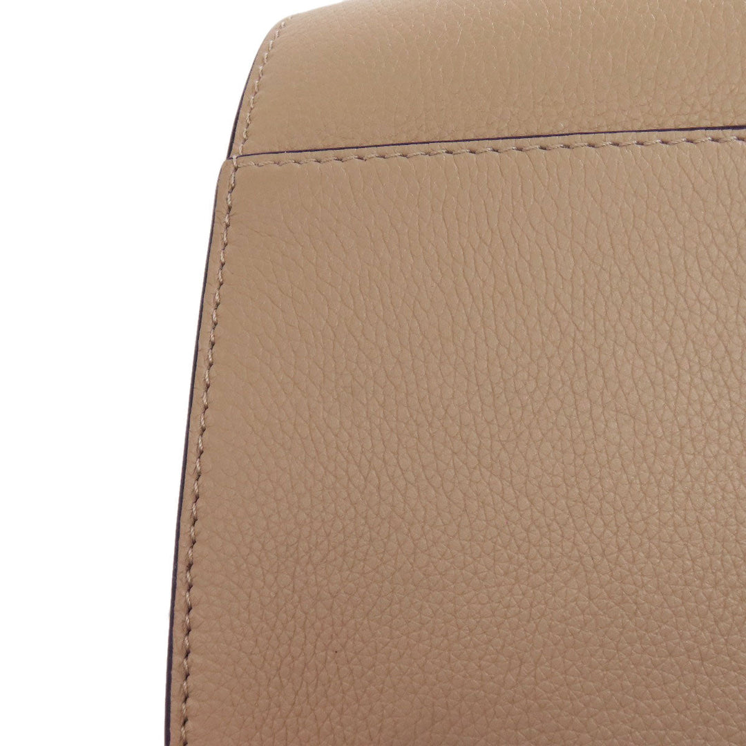 LOEWE Handbag Calfskin beige Hammock 2WAY Women Used Authentic