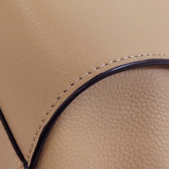 LOEWE Handbag Calfskin beige Hammock 2WAY Women Used Authentic