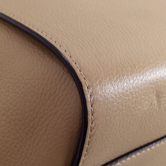 LOEWE Handbag Calfskin beige Hammock 2WAY Women Used Authentic