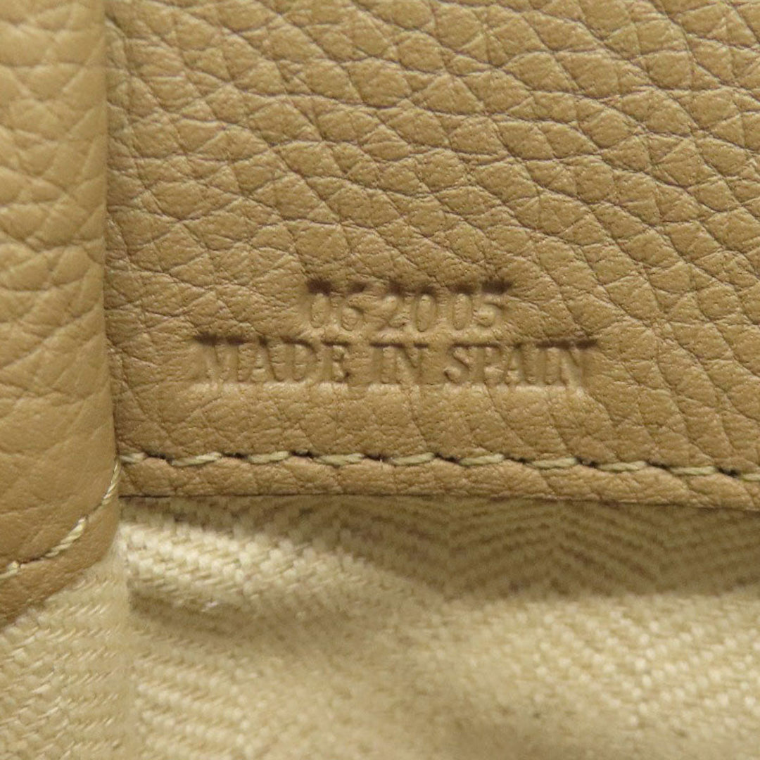 LOEWE Handbag Calfskin beige Hammock 2WAY Women Used Authentic