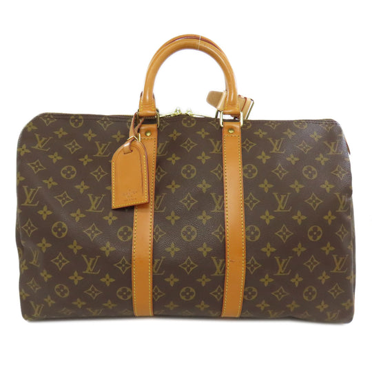 LOUIS VUITTON Boston Duffel bag M41428 Monogram canvas Brown Keepall 45