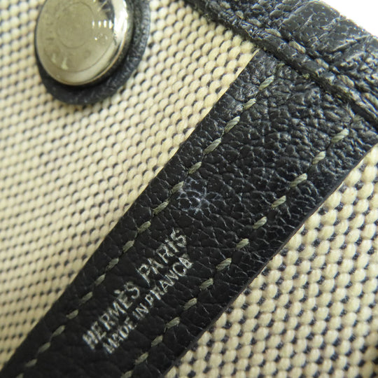 HERMES Tote Bag Tower ash gray Garden party TPM Women Used Authentic
