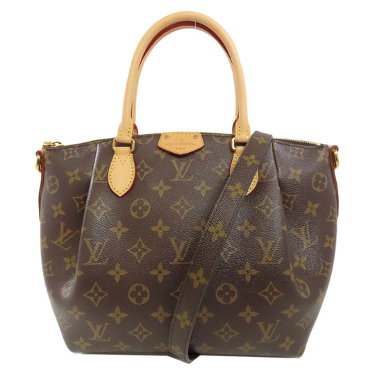 LOUIS VUITTON Handbag M48813 Monogram canvas Brown Turen PM Women Used Authentic