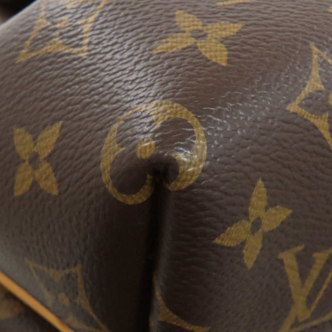 LOUIS VUITTON Handbag M48813 Monogram canvas Brown Turen PM Women Used Authentic