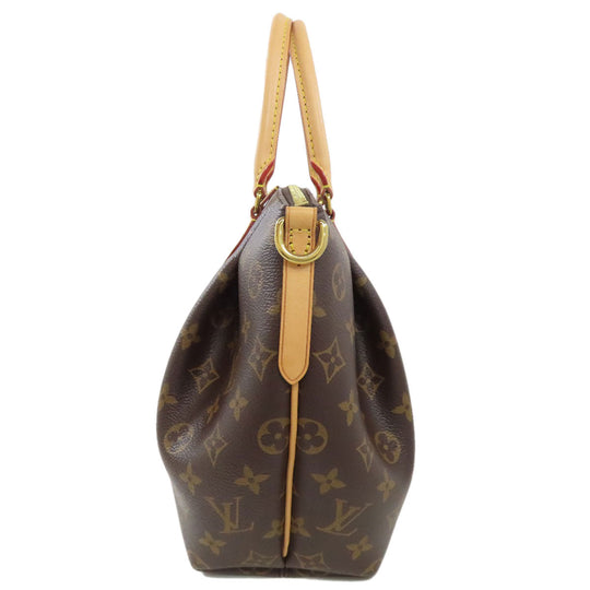 LOUIS VUITTON Handbag M48813 Monogram canvas Brown Turen PM Women Used Authentic