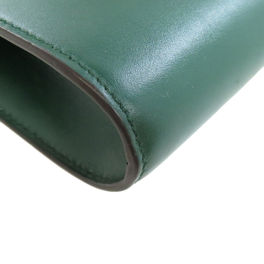 GUCCI Handbag 572375 Calfskin green Zumi ChainShoulder Women Used Authentic