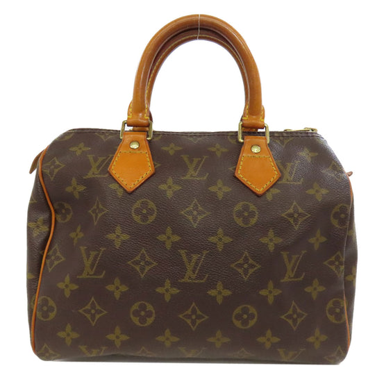 LOUIS VUITTON Boston Duffel bag M41528 Monogram canvas Brown Speedy 25 Women Used Authentic