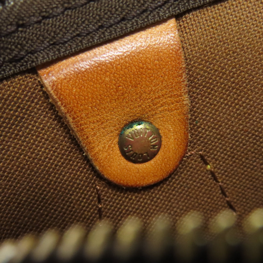 LOUIS VUITTON Boston Duffel bag M41528 Monogram canvas Brown Speedy 25 Women Used Authentic