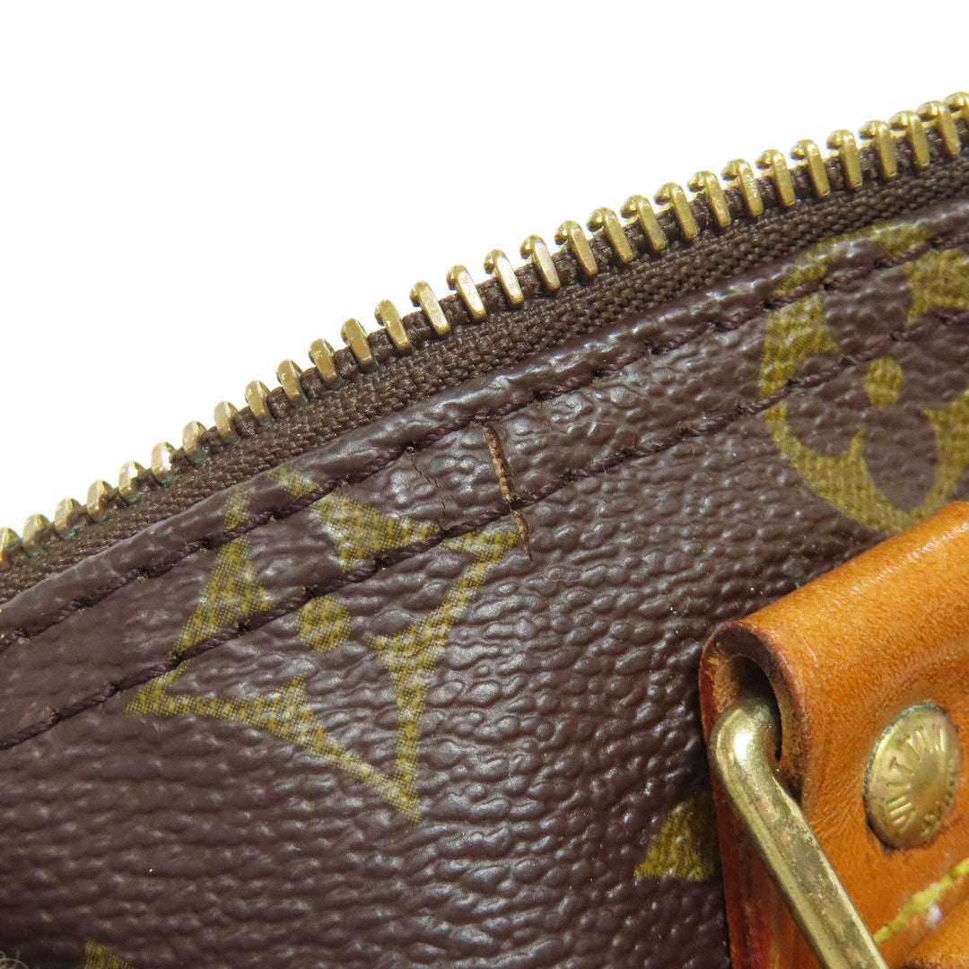 LOUIS VUITTON Boston Duffel bag M41528 Monogram canvas Brown Speedy 25 Women Used Authentic