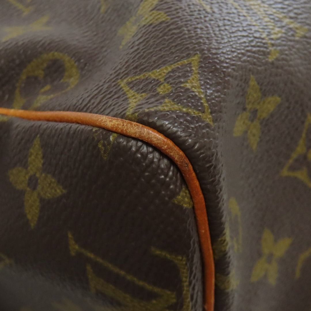 LOUIS VUITTON Boston Duffel bag M41528 Monogram canvas Brown Speedy 25 Women Used Authentic