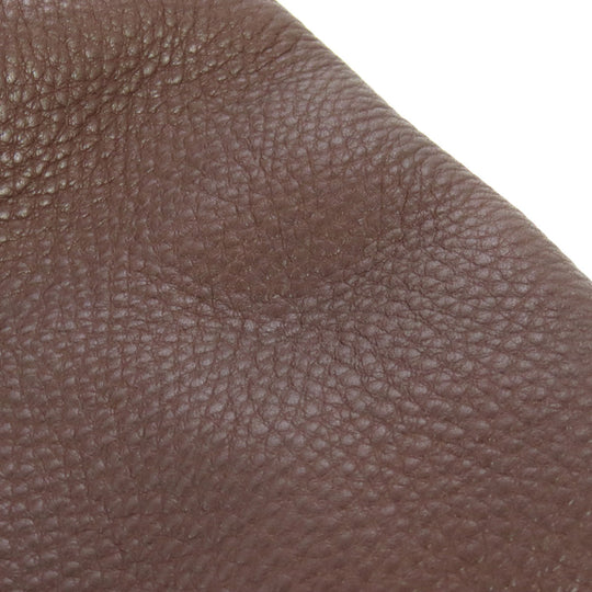 PRADA Tote Bag leather Brown logo Women Used Authentic