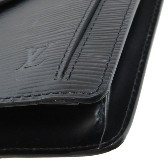 LOUIS VUITTON business bag M52612 Epi black Serie Dragonne mens Used Authentic