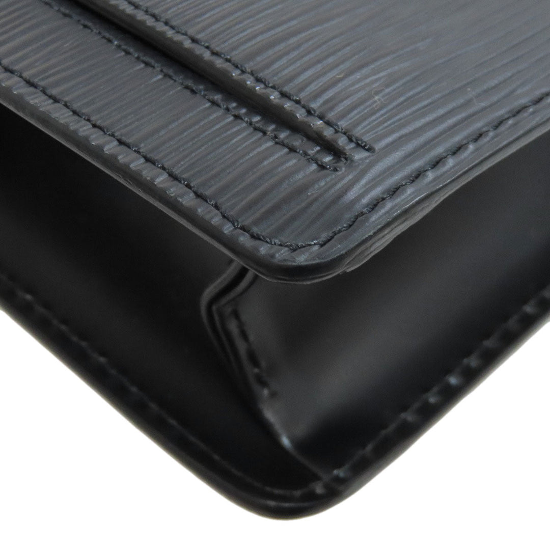 LOUIS VUITTON business bag M52612 Epi black Serie Dragonne mens Used Authentic
