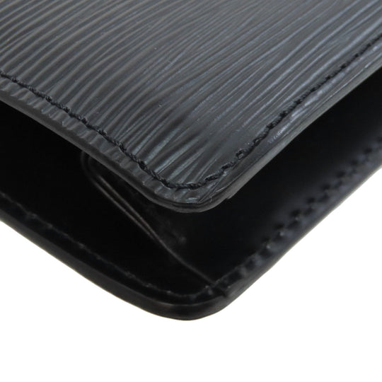 LOUIS VUITTON business bag M52612 Epi black Serie Dragonne mens Used Authentic
